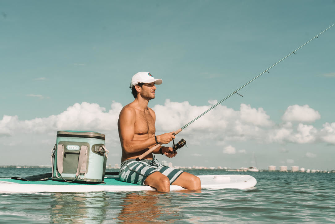 Andres Estrella has all he needs for a day out on the water